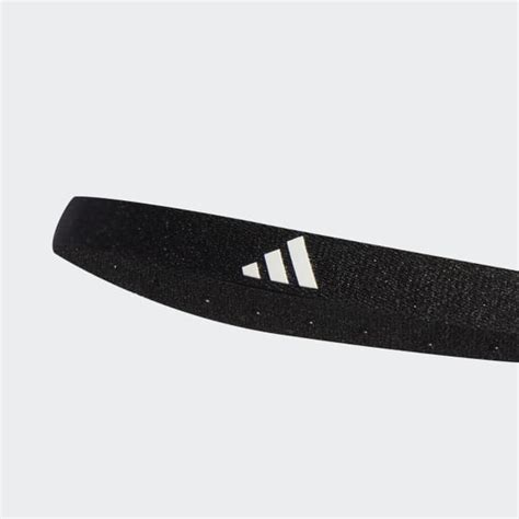 Zwart adidas Haarband 3